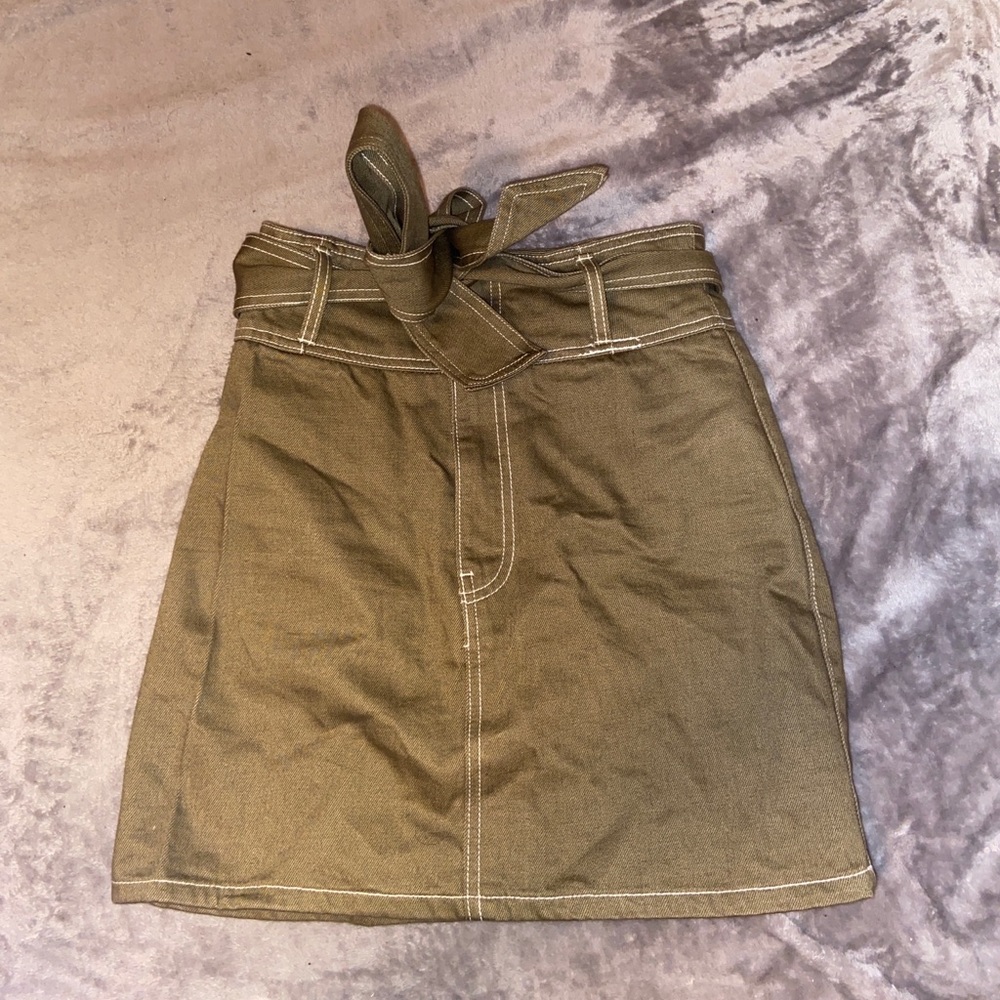 Forever 21 Olive Skirt